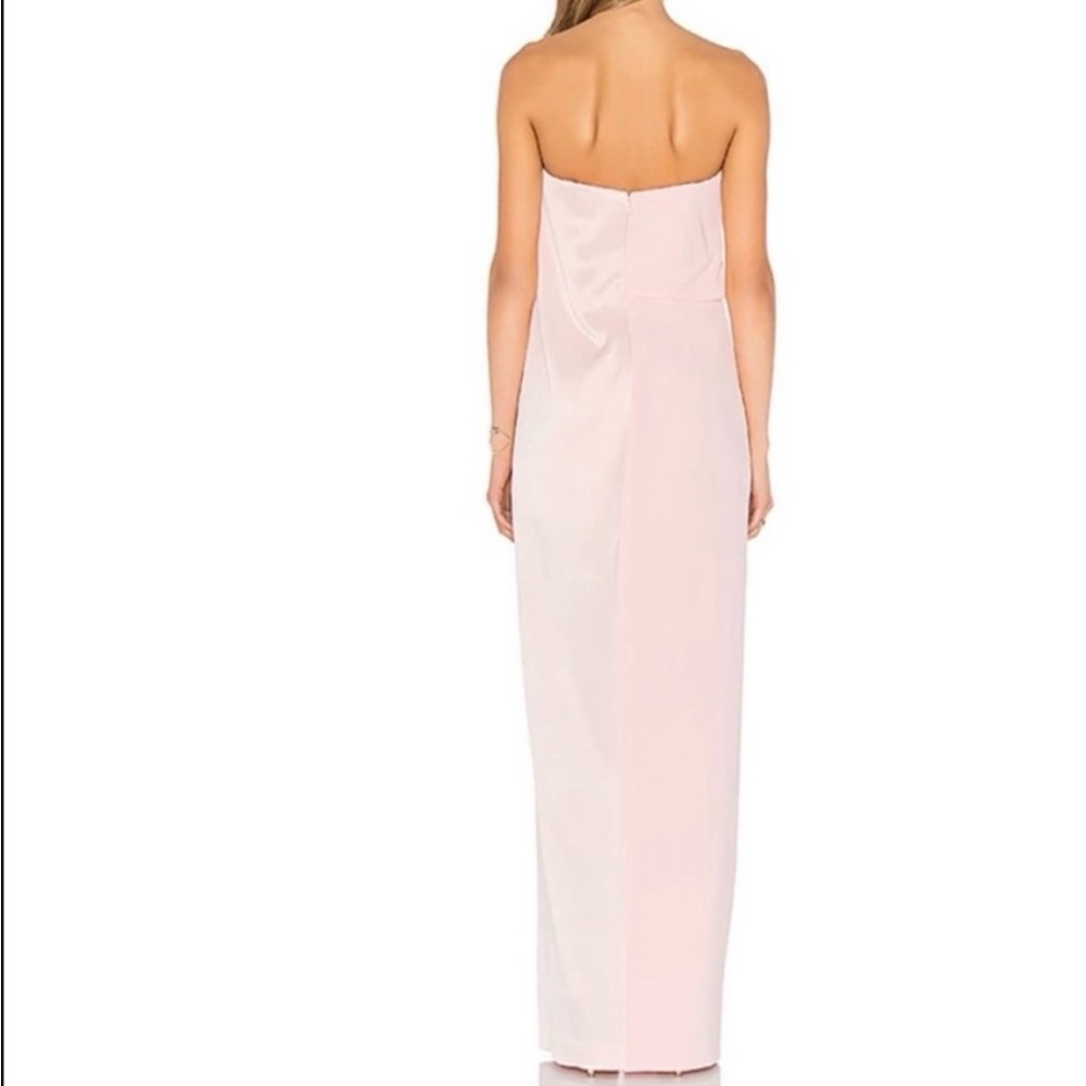 Halston Heritage Blush Strapless Dress - Picture 2 of 5